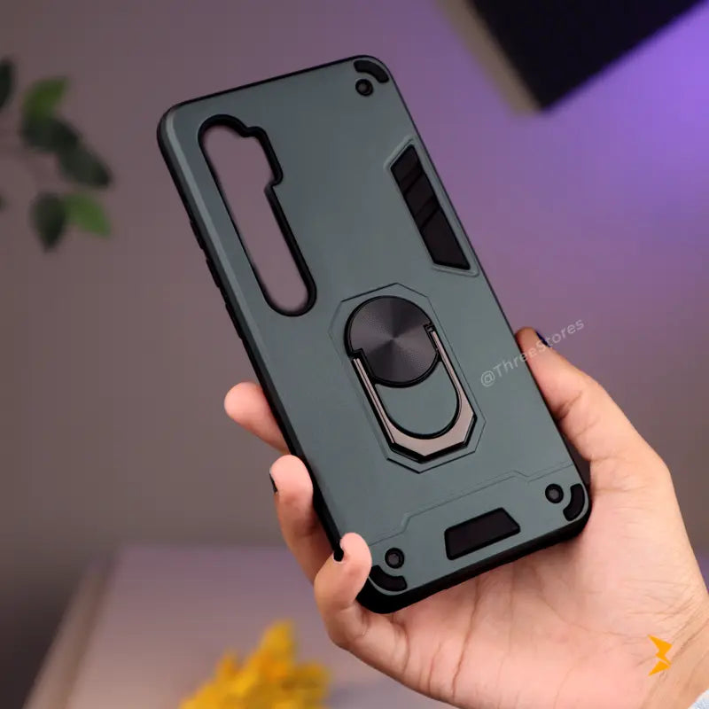 Iron Armor Stand Case Xiaomi Mi Note 10 Lite