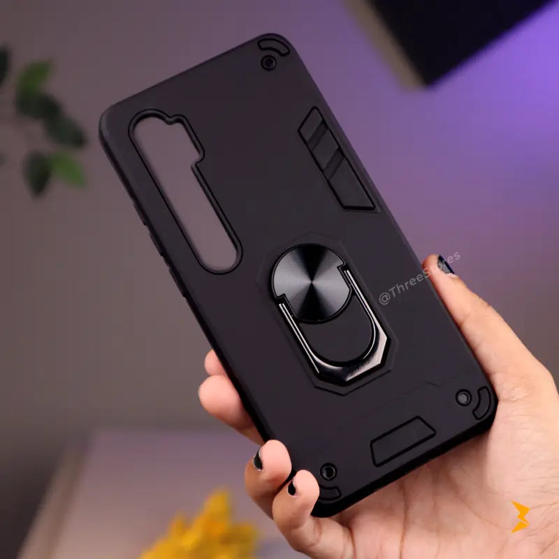 Iron Armor Stand Case Xiaomi Mi Note 10 Lite