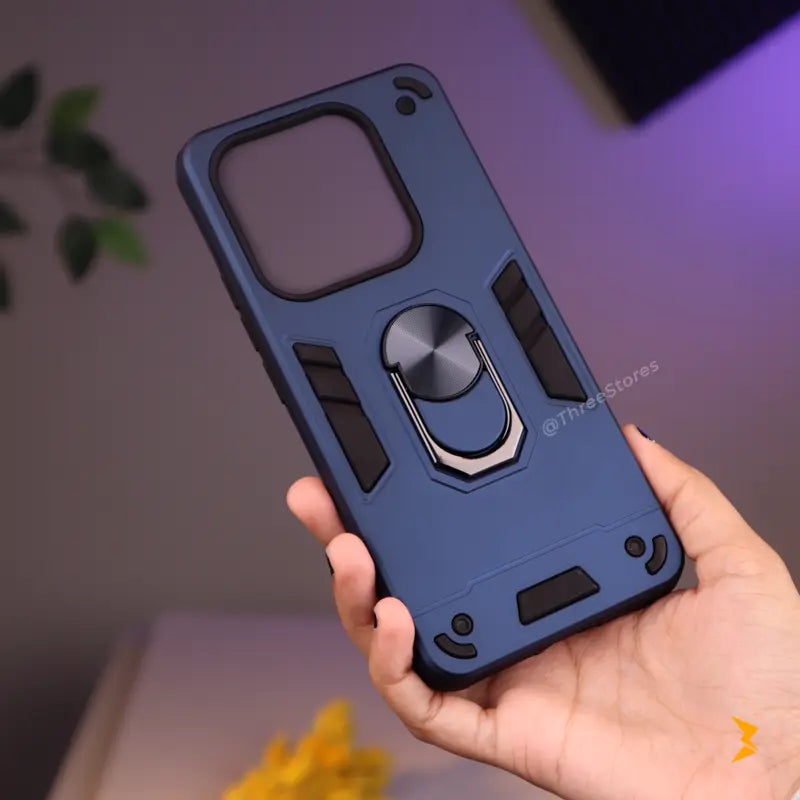 Iron Armor Stand Case Xiaomi Redmi Note 14 4G