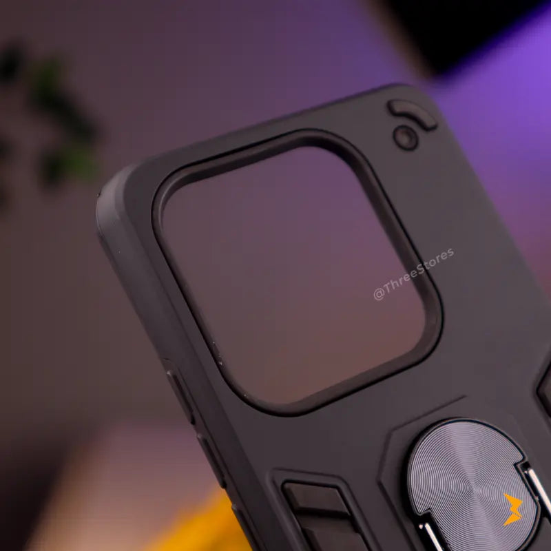 Iron Armor Stand Case Xiaomi Redmi Note 14 4G