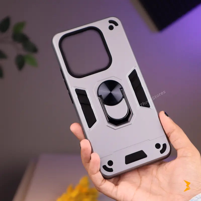 Iron Armor Stand Case Xiaomi Redmi Note 14 4G