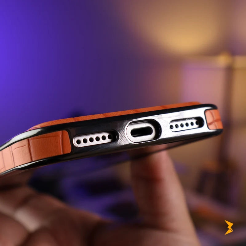 Jinduka Alligator Stand Leather Case iPhone 17 Pro Max