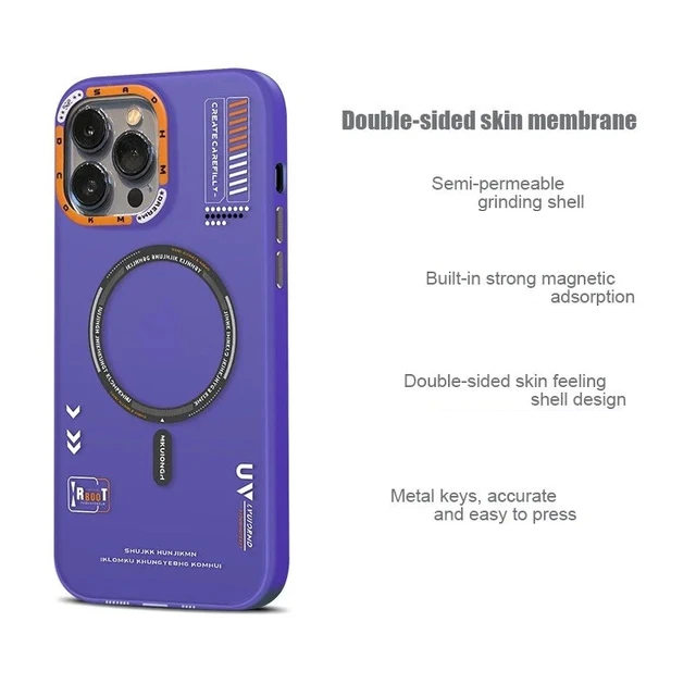 Jmokit Style MagSafe Frosted Case iPhone 15 Pro
