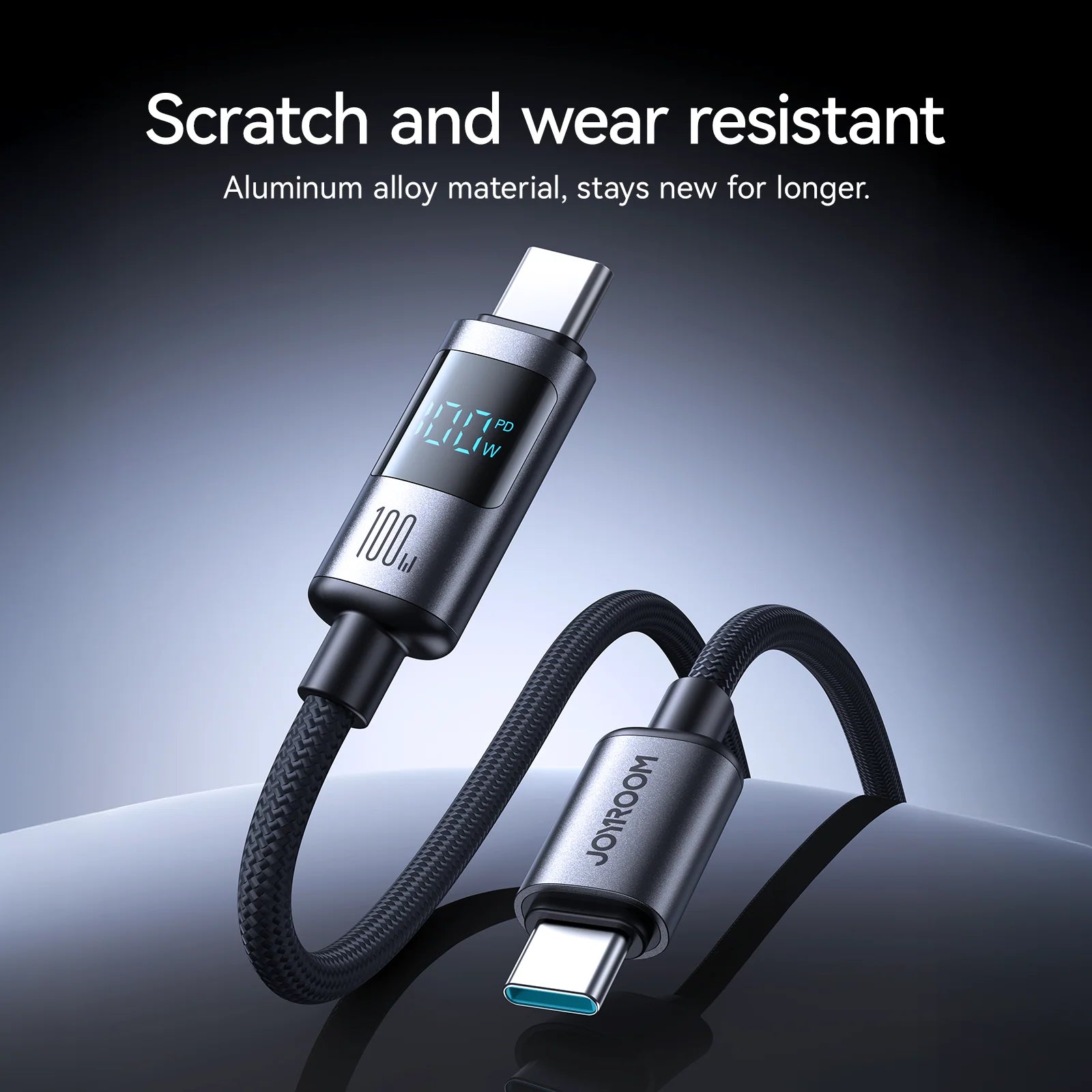 Joyroom 100W Type-C Digital Display Fast Charging Data Cable 1.2m S-A16 Pro