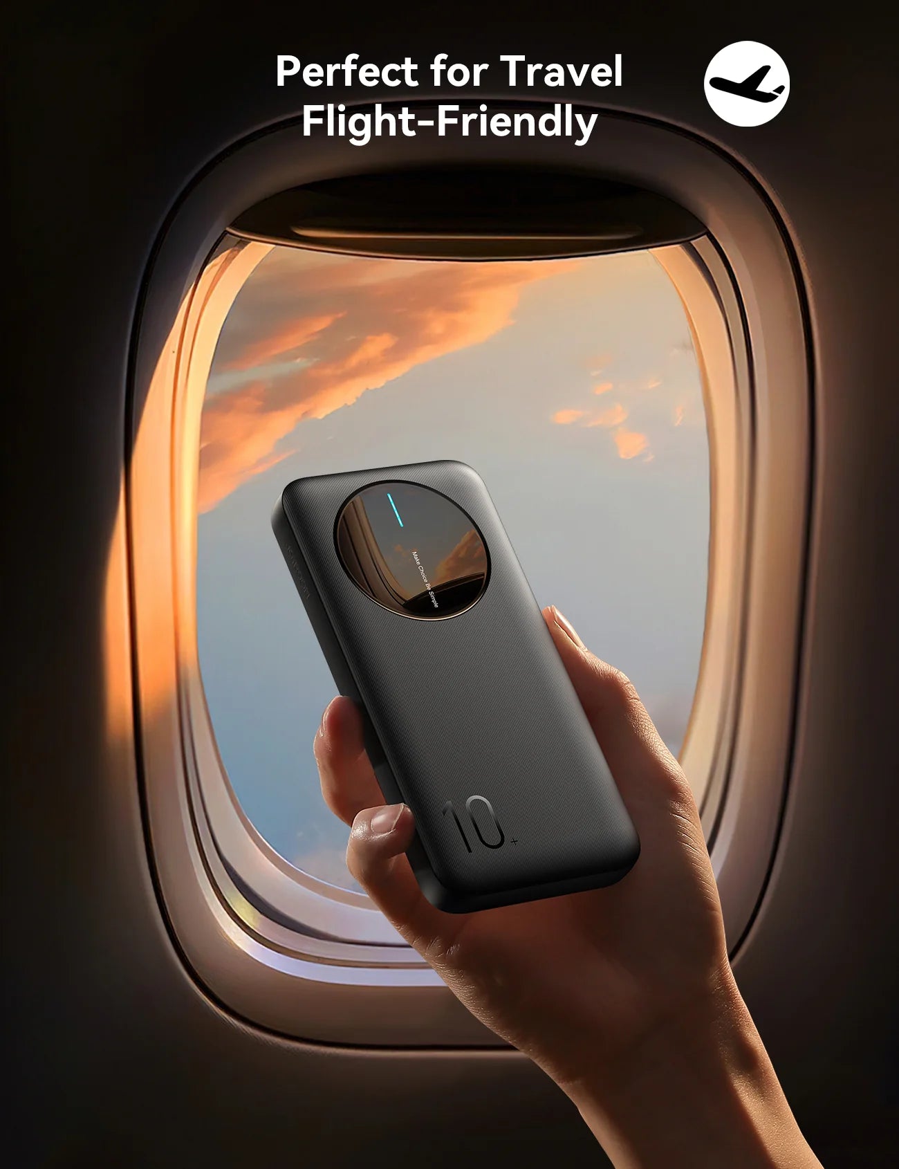 Joyroom 2.4A LED Power Bank 22.5W 10000mAh JR-PBF12
