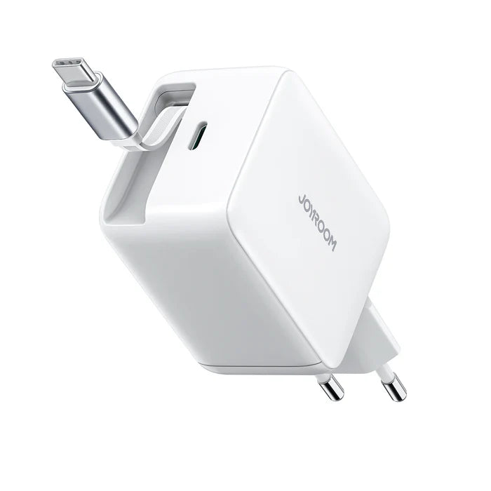 Joyroom 67W Fast Charger with Built-in Retractable Cable JR-TCL06