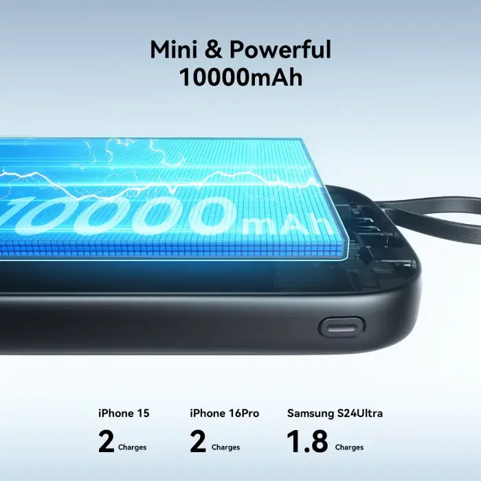 Joyroom Fast Charging Power Bank 10000mAH 22.5W With Cable JR-PBF17