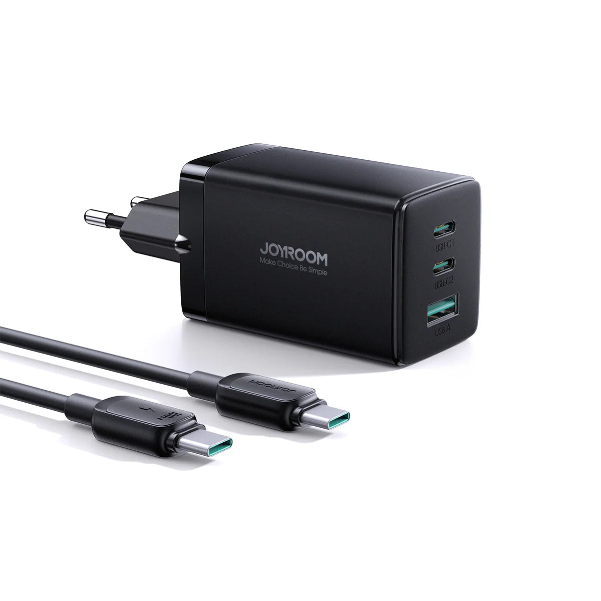 Joyroom GaN Ultra 65W 2C1A Fast Charger JR-TCG01