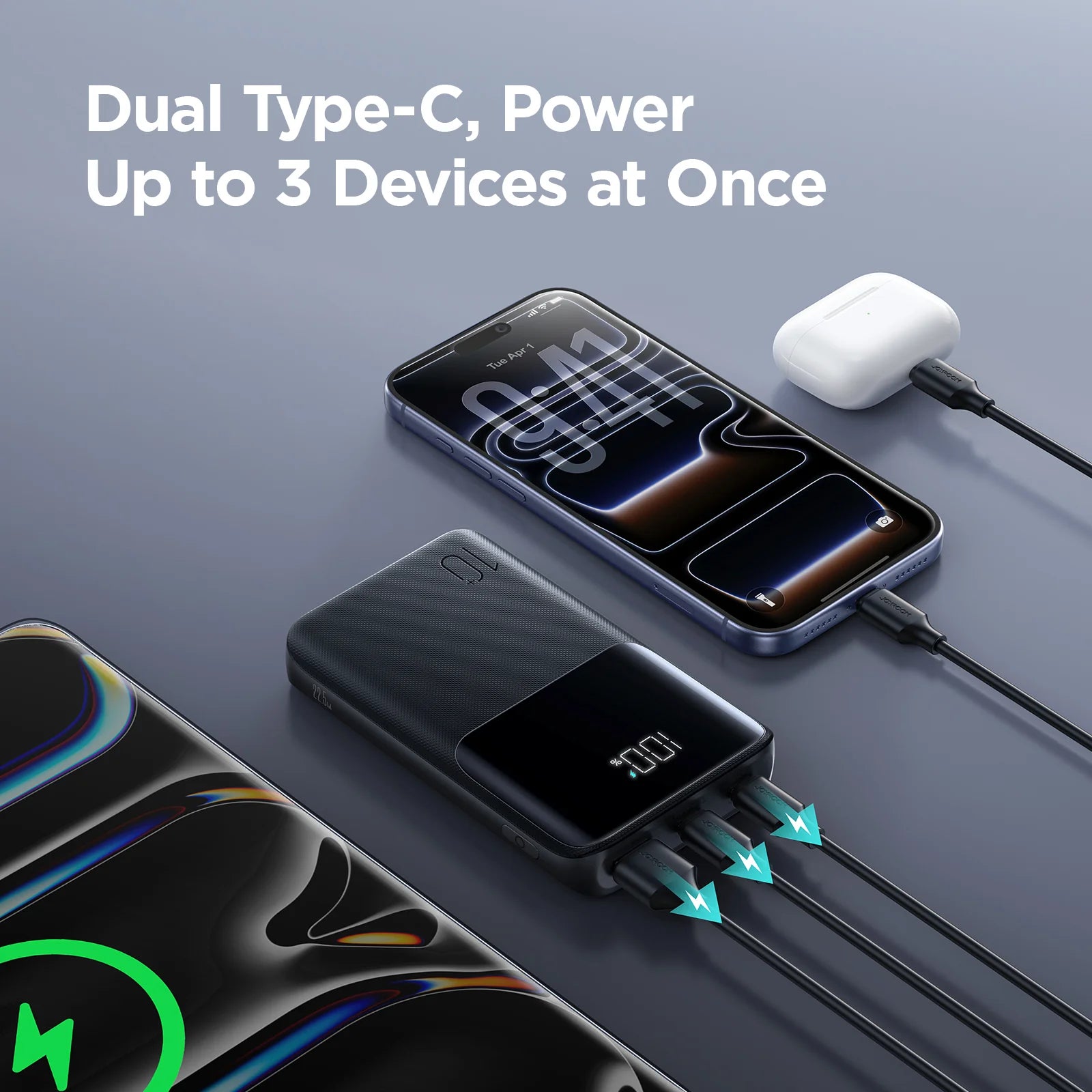 Joyroom Star Series Mini 22.5W Digital Display Fast Charging Power Bank 10,000mAh JR-QP191 Mini