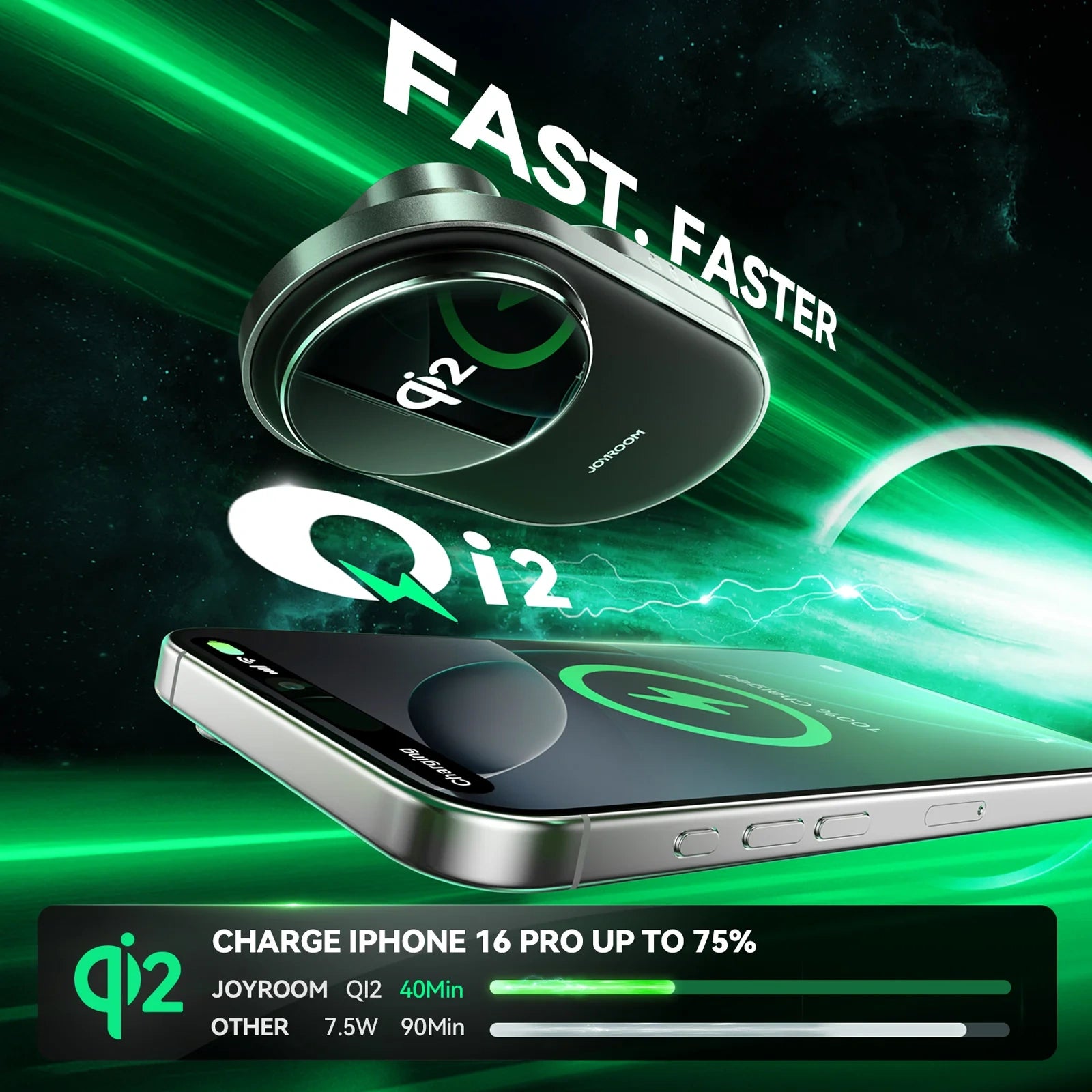 Joyroom Qi2 3-in-1 Wireless Charger JR-W17 - Three