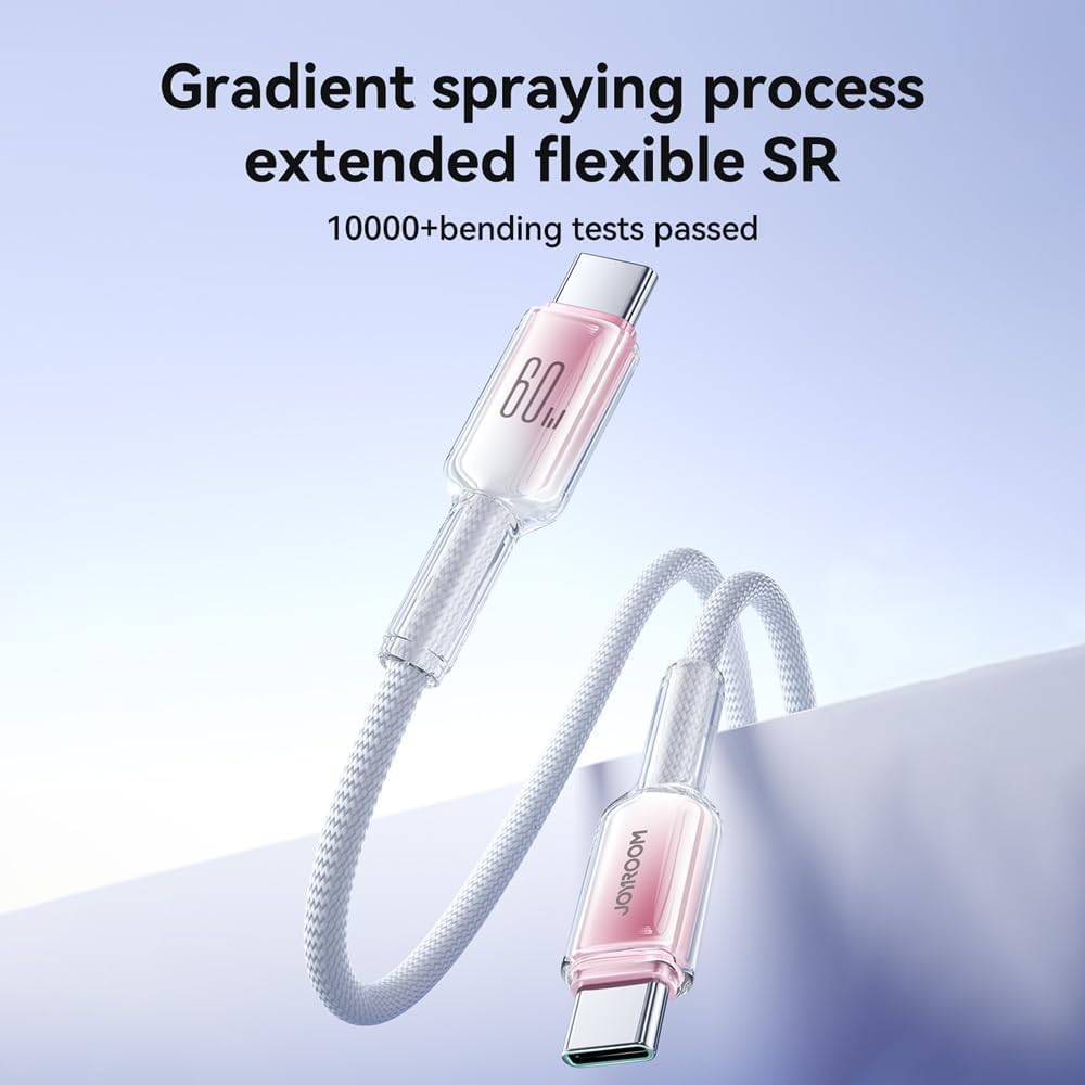 Joyroom Type-C to Type-C 1.2m Cable 60W S-A42 - Three