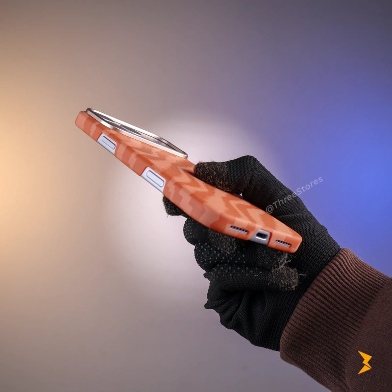 KVZV Carbon Texture Protective Case iPhone 17 Pro Max - Three