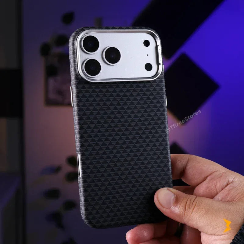 KVZV Delta Carbon Case iPhone 17 Pro Max - Three