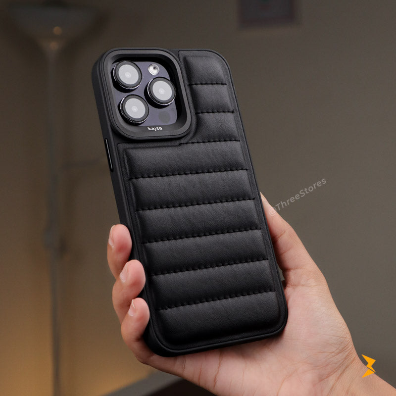 Kajsa Bump Leather Case iPhone 13 Pro Max