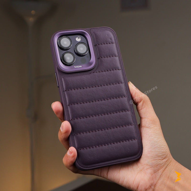 Kajsa Bump Leather Case iPhone 13 Pro Max
