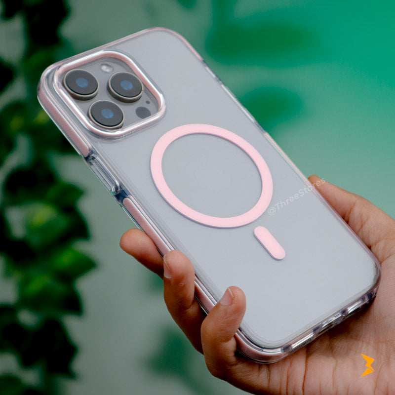 Knit Transparent Magsafe Case iPhone 15 Pro Max