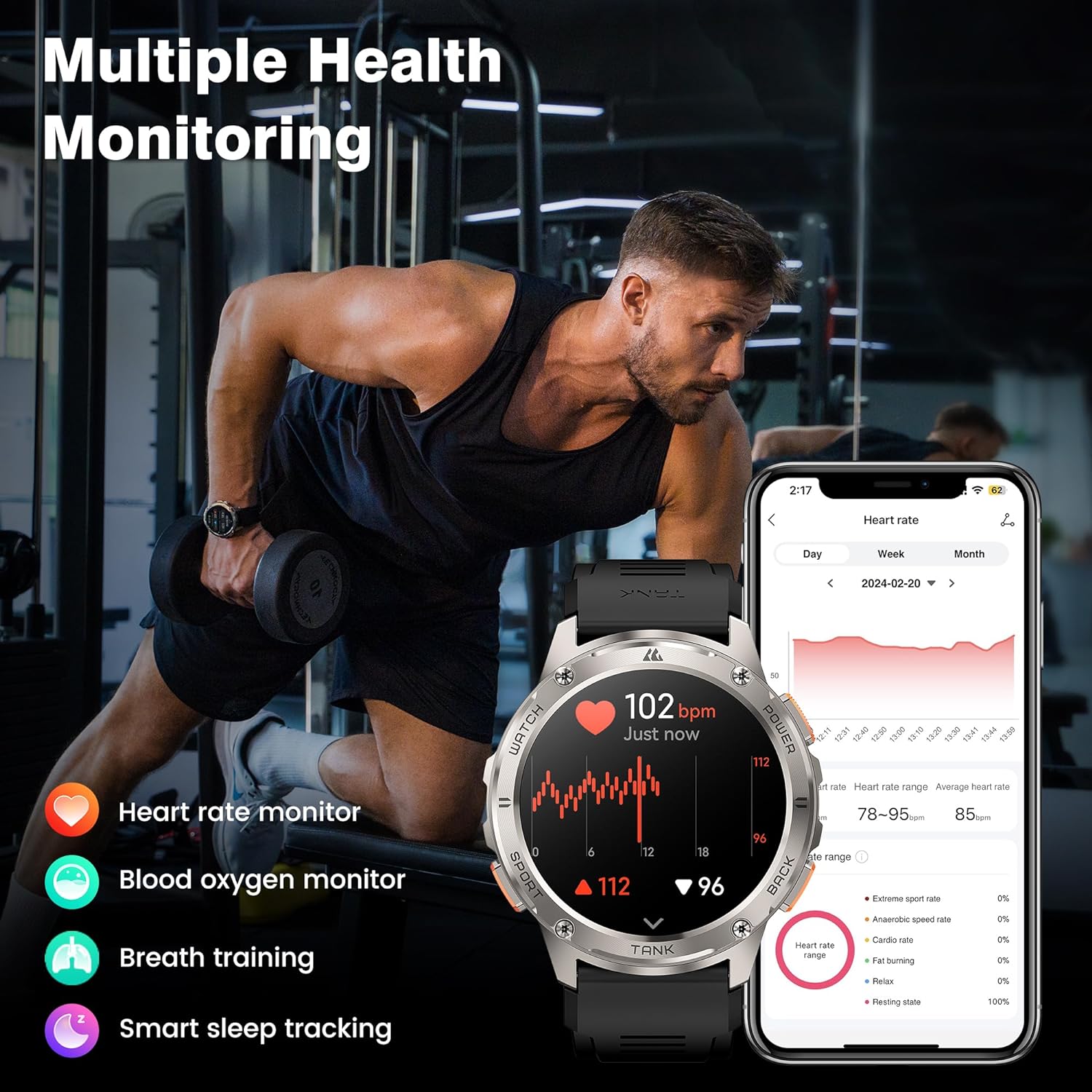 Kospet Tank T3 Smartwatch