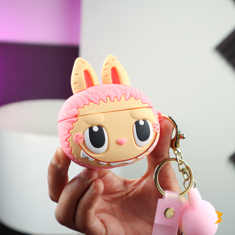Labubu Silicone Case With Keychain Airpods Pro 2