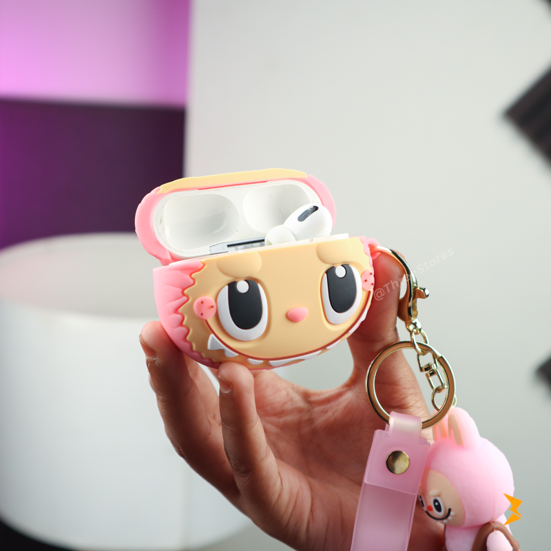 Labubu Silicone Case With Keychain Airpods Pro 2