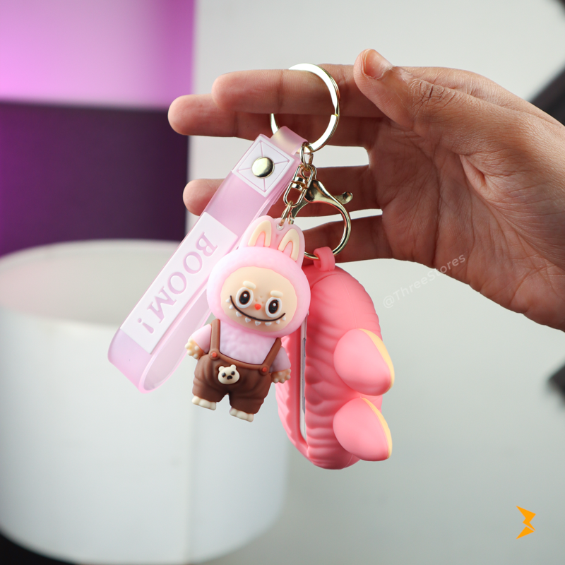 Labubu Silicone Case With Keychain Airpods Pro 2