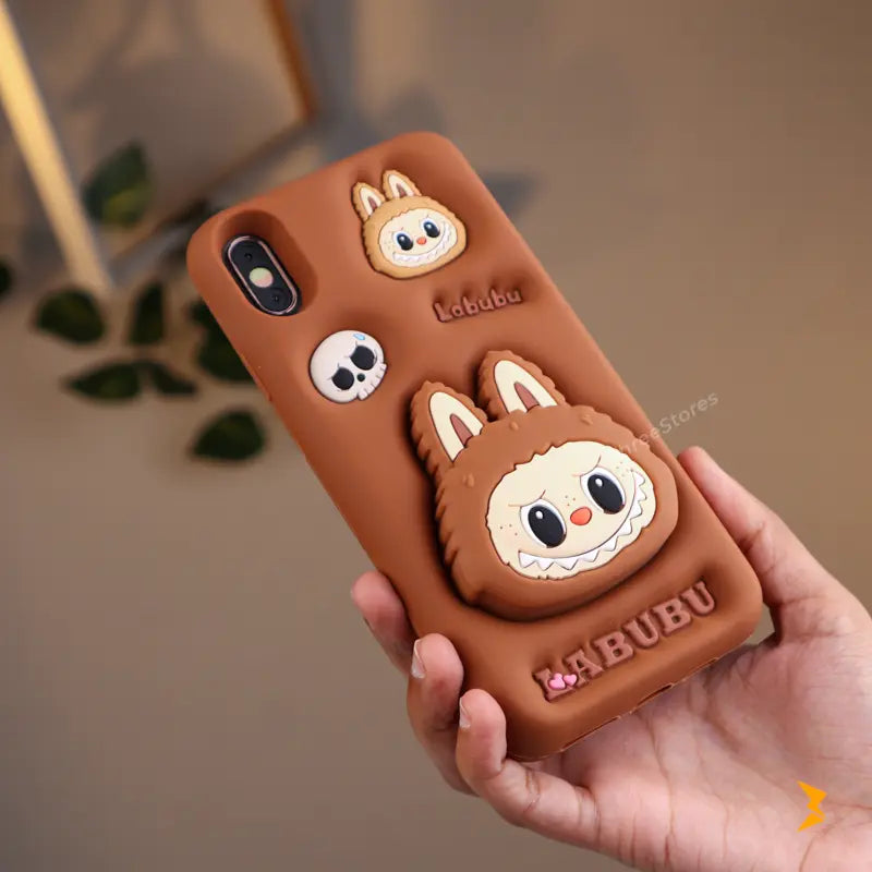 Labubu Silicone Case iPhone X Max