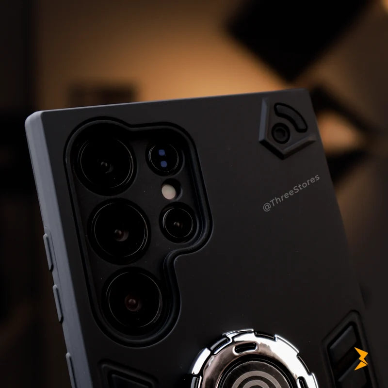 Lambda Armored Stand Case Samsung S22 Ultra