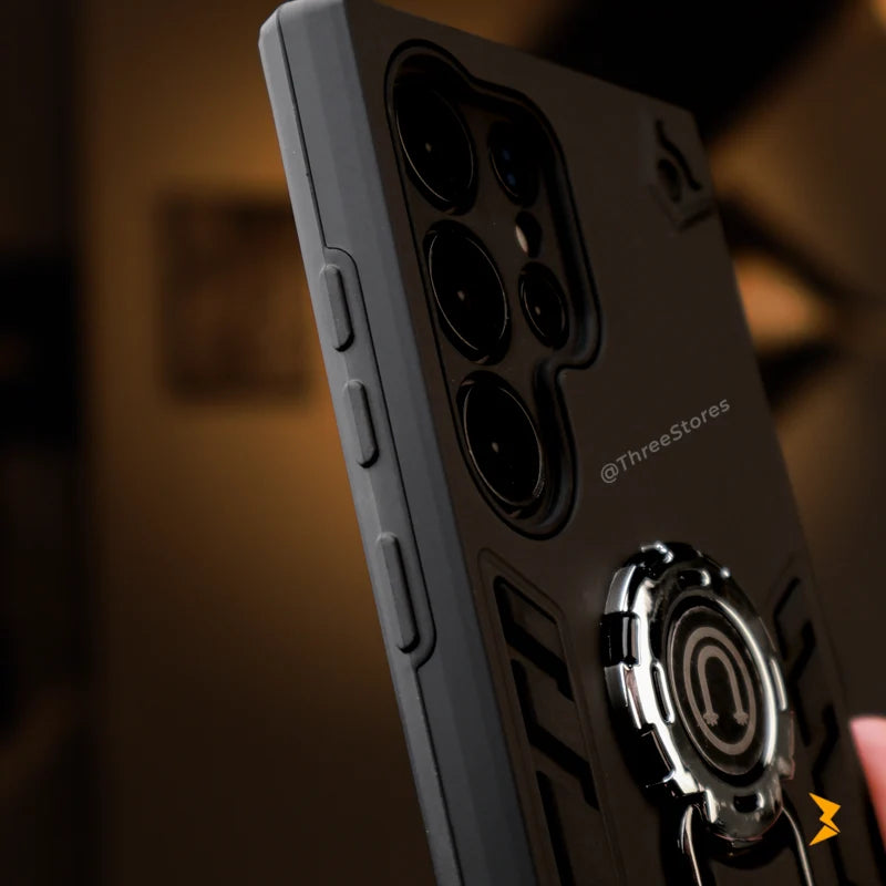 Lambda Armored Stand Case Samsung S22 Ultra