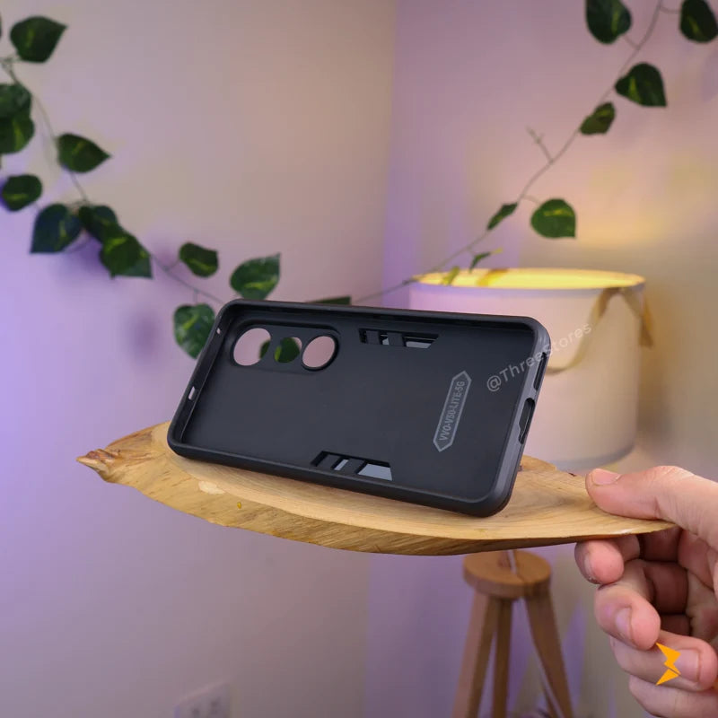 Lambda Armored Stand Case Vivo V50 Lite