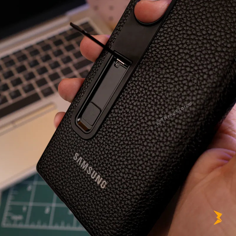 Leather Texure Stand Case Samsung Z Fold 5