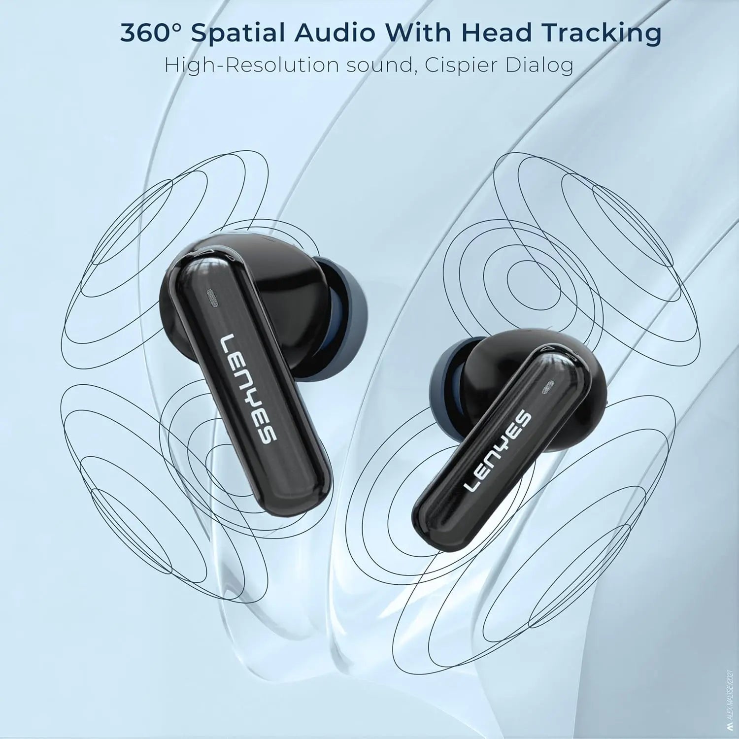 Lenyes Bluetooth Wireless Earbuds with ANC + ENC AIR 100