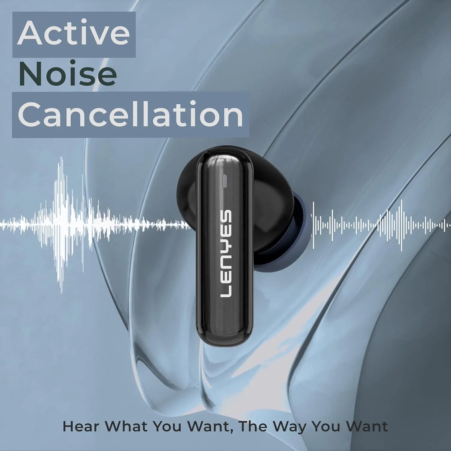 Lenyes Bluetooth Wireless Earbuds with ANC + ENC AIR 100