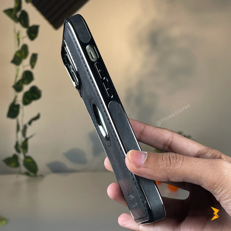 Light Sand Leather Case iPhone 13/14/15