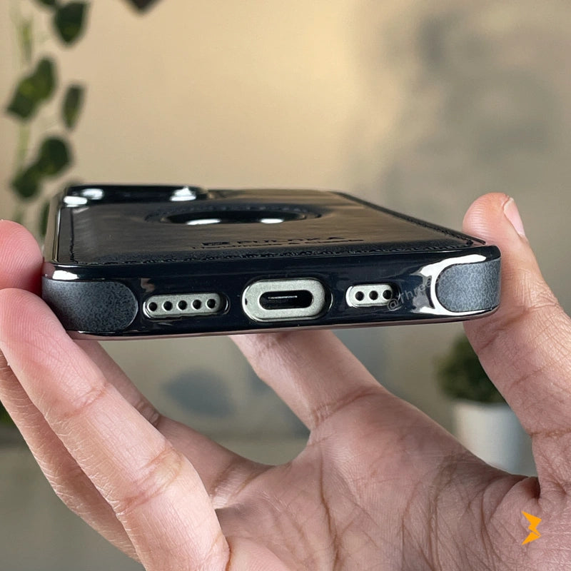 Light Sand Leather Case iPhone 13/14/15