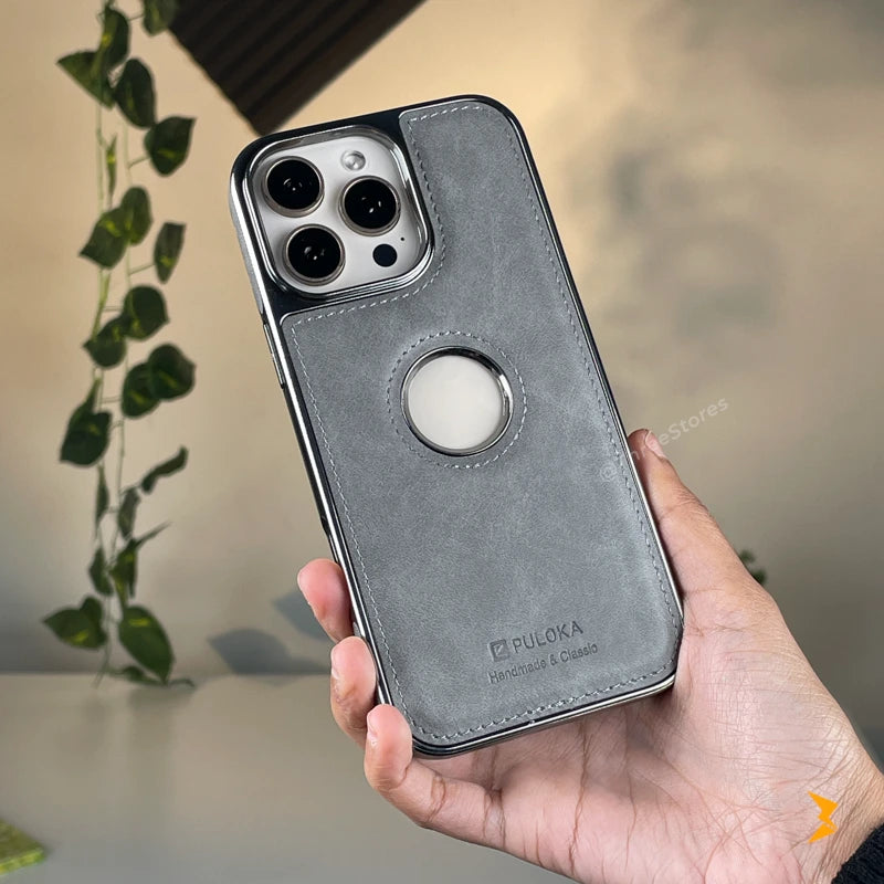 Light Sand Leather Case iPhone 14 Pro Max