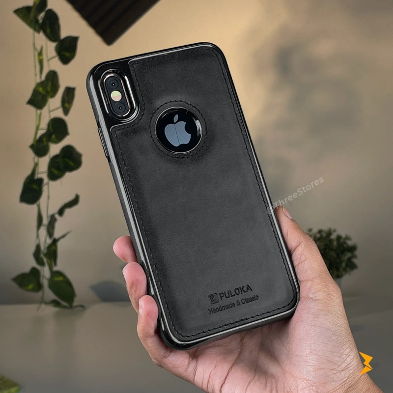 Light Sand Leather Case iPhone Xs Max