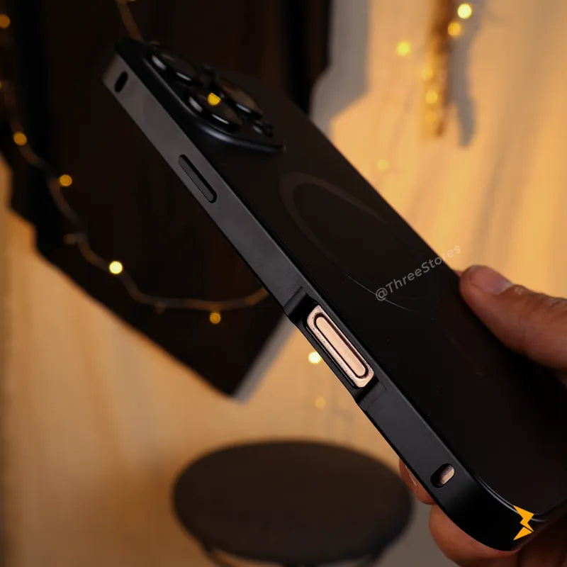 Aluminum Frame Magnetic Case iPhone 15 Pro Max