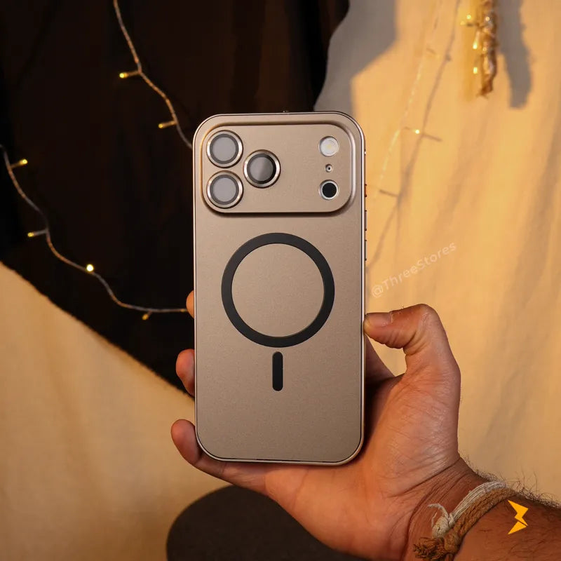 Aluminum Frame Magnetic Case iPhone 17 Pro Max