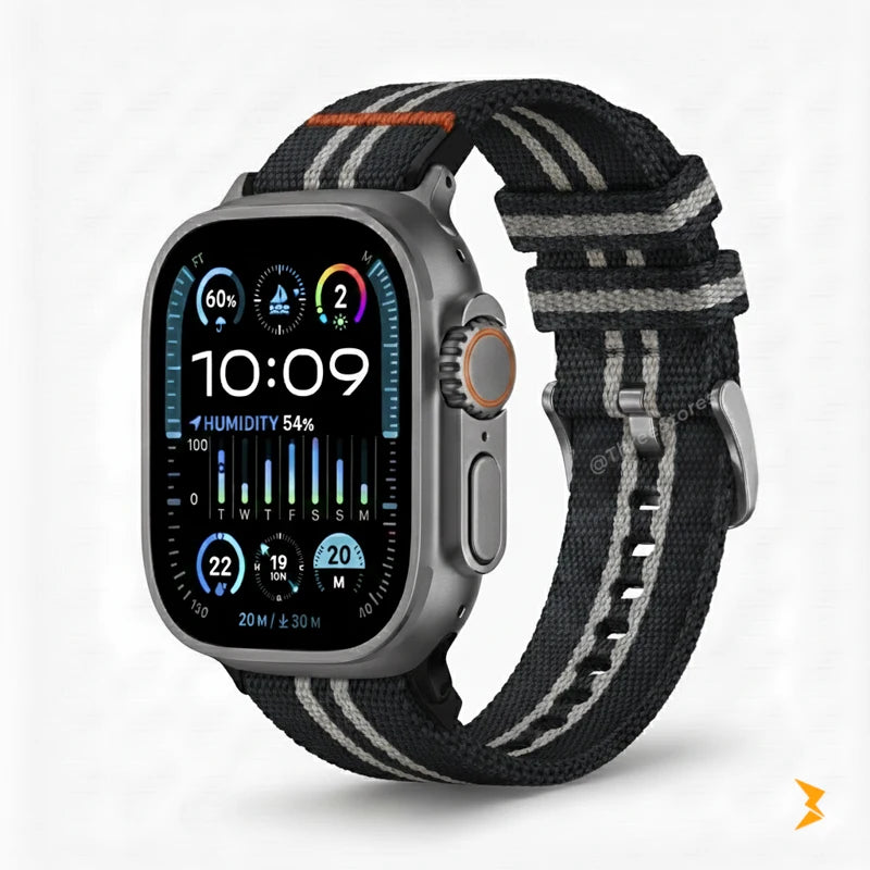 Line Fabric Band For Apple Watch