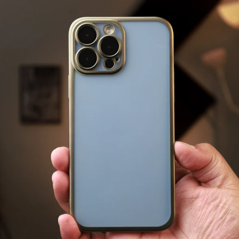 Line Frame Cam Protection Case iPhone 15 Pro Max