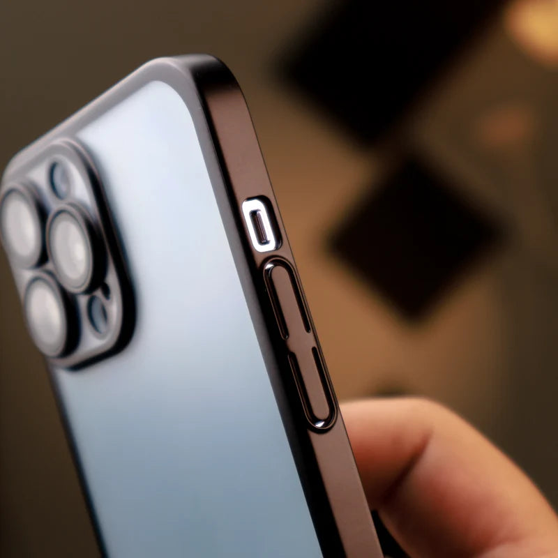 Line Frame Cam Protection Case iPhone 15 Pro Max