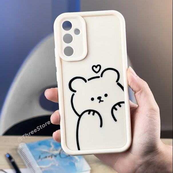 Lovely Bear Silicone Case Samsung A23