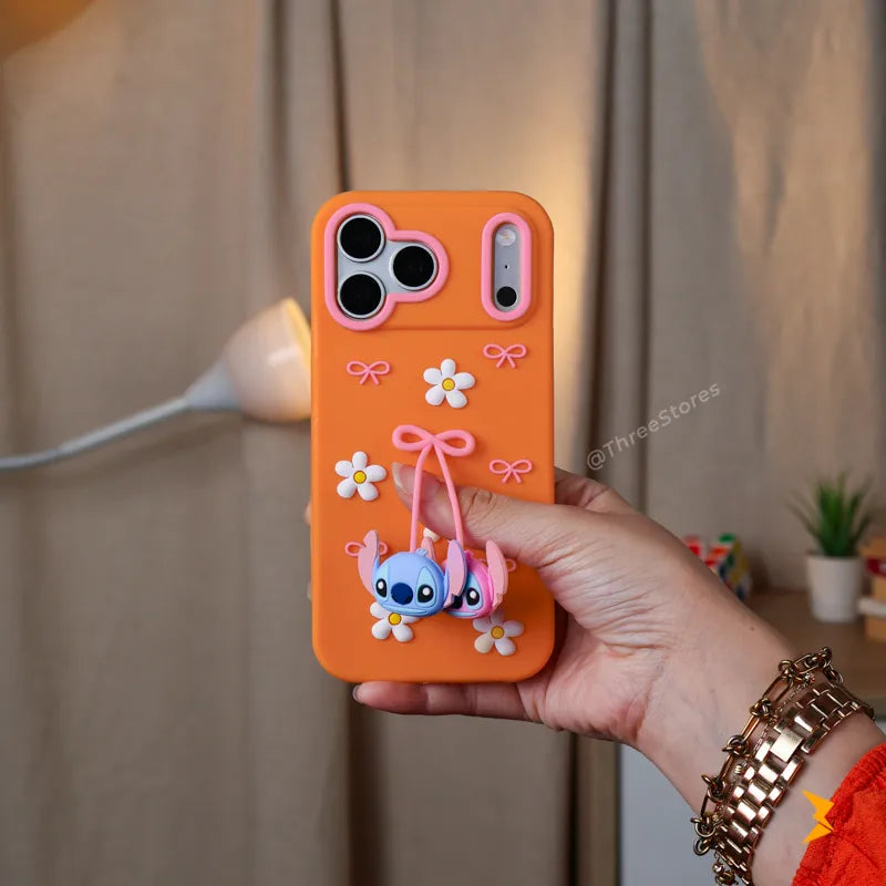 Lovely Stitch Case iPhone 17 Pro Max