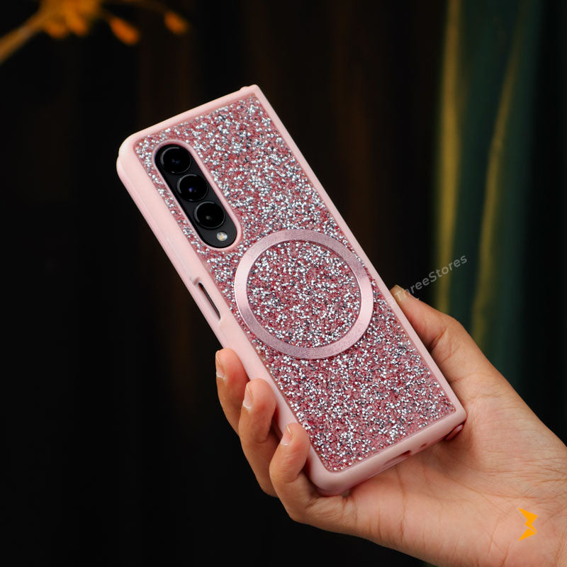 Luna Glitter Magsafe Case Samsung Fold 3