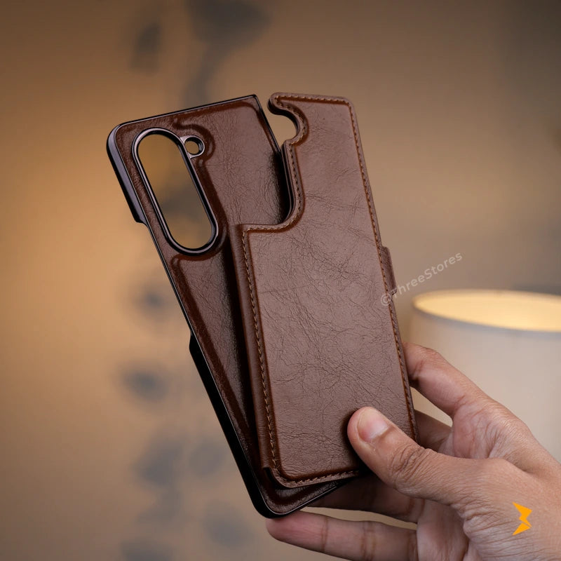 Luxurious Wallet Fold Case Samsung Z Fold 7