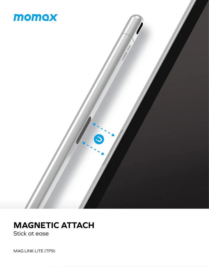 Momax Mag.Link Pro Magnetic charging active stylus pen (TP9EPRO)