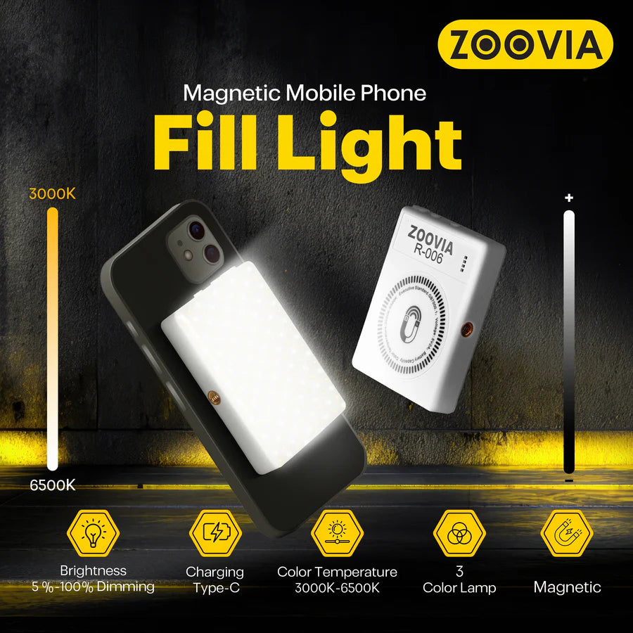 ZOOVIA Magnetic Mobile Phone Fill Light R-006