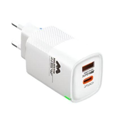 Majentik Fast Charger Adapter USB-A + USB-C 45W MC-004