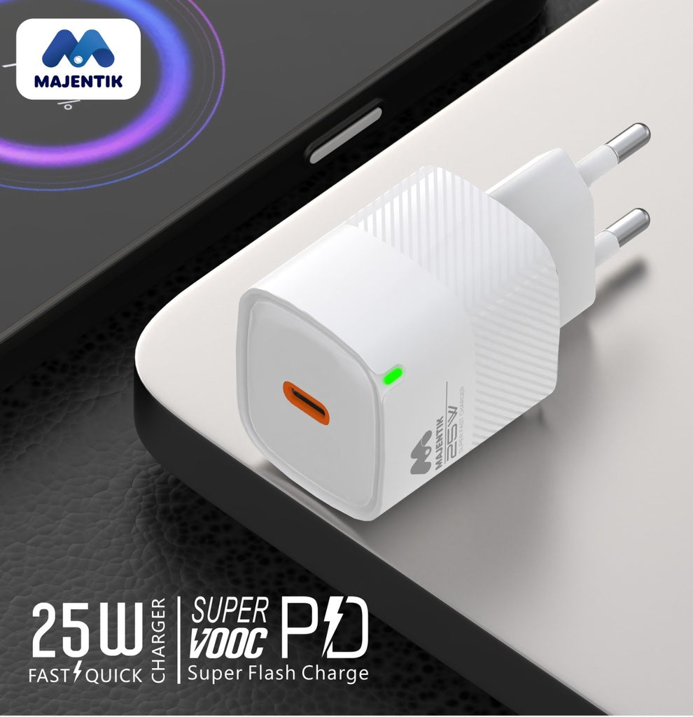 Majentik Fast Charger Adapter USB-C 25W MC-001