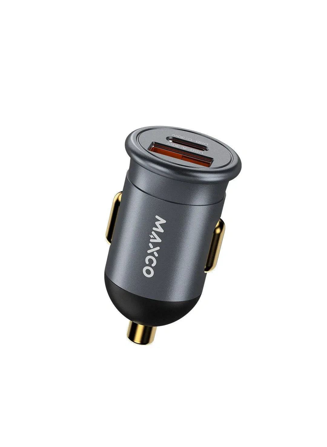 Maxco Fast Car Charger USB + Type c 30W MQ06 - Three