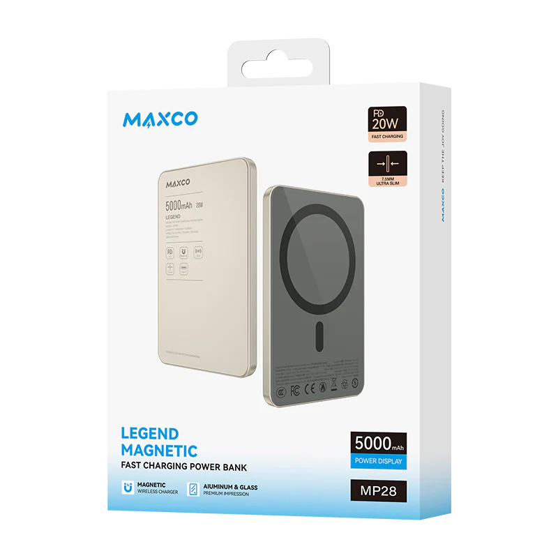 Maxco Legend Super Slim Magsafe Power Bank MP28